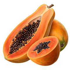 papaya transparent png image.