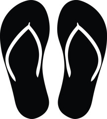 flip flops isolated on white