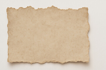 Torn paper with rough edges Isolated elements 