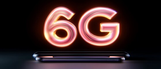 Emerging 6g technology revolution future innovations digital world studio setting close-up connectivity