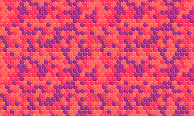 Abstract geometric pattern of vibrant pink and purple hexagons.  Ideal for backgrounds, textiles, or website design.  This seamless texture evokes energy and modern aesthetics.