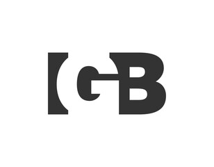 IGB logo design. Initial letter I G B bold font style for tech startups, consulting, corporate branding. Creative company name, headlines typography identity, trendy logotype.