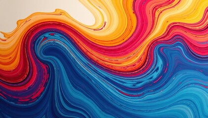 Abstract swirling paint, late stage of drying process, abstract, acrylic, style