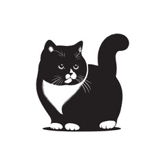 Obraz premium cat vector illustration