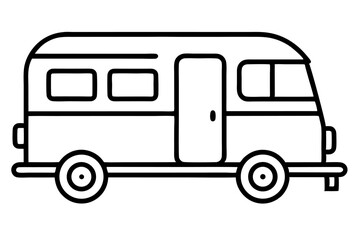This flat vector icon showcases a red cartoon delivery truck, a common vehicle for business cargo transport and shipping illustration