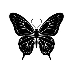 Butterfly Silhouette vector illustration