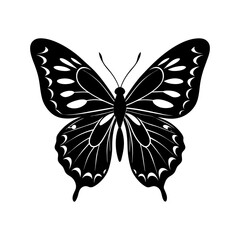 Butterfly Silhouette vector illustration