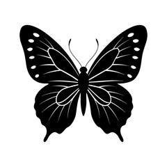 Butterfly Silhouette vector illustration