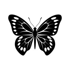 Butterfly Silhouette vector illustration