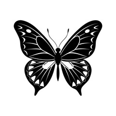 Butterfly Silhouette vector illustration