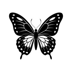 Butterfly Silhouette vector illustration