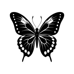 Butterfly Silhouette vector illustration