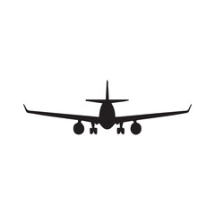 airplane on a white background