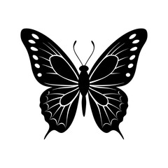 Butterfly Silhouette vector illustration