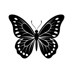 Butterfly Silhouette vector illustration