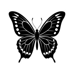 Butterfly Silhouette vector illustration