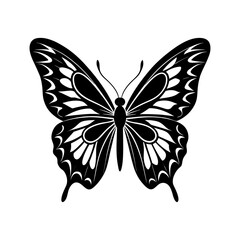 Butterfly Silhouette vector illustration