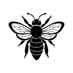 Bumble Bee Silhouette vector illustration