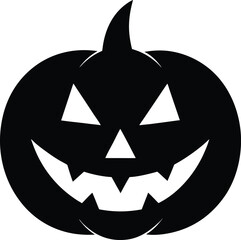 halloween pumpkin isolated on white