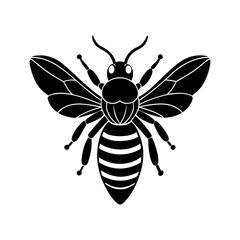 Bumble Bee Silhouette vector illustration