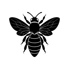 Bumble Bee Silhouette vector illustration