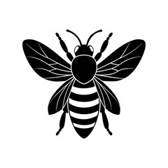 Bumble Bee Silhouette vector illustration
