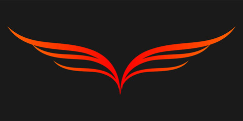 abstract background of the blob element and fire color