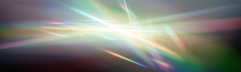 Soft pastel holographic light leak, dreamy blurred prism glow, ethereal abstract background.
