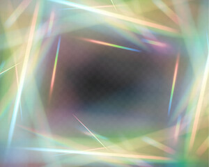 Soft pastel holographic light leak, dreamy blurred prism glow, ethereal abstract background.
