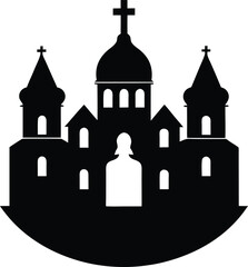 vector illustration of a church