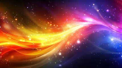 Fototapeta premium Abstract Colorful Cosmic Energy