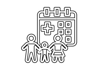 MEDICAL CHECKUP - Medical Leave Act Outline Icon