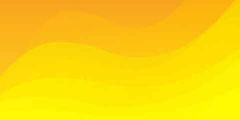 Bright orange-yellow gradient abstract fluid wave background