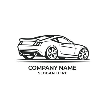 Sporty car logo design (1)