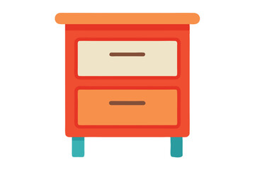 nightstand-vector-art-illustriton-white-baground.eps