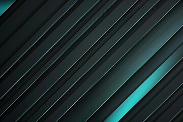 Obraz premium Abstract lines and shadows with teal accents provide an elegant background or design