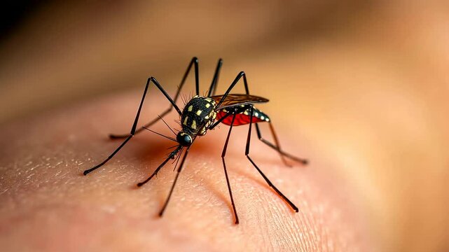 Mosquito, insect bite, disease spread. Vector control. Blood vessel reacts to anticoagulant. Malaria transmission increases infection rates. Insecticide usage reduces population density.