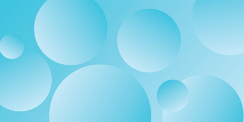 Soft blue abstract background with overlapping transparent circles