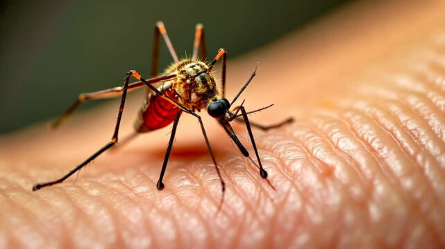 Mosquito, insect bite, disease vector. Vector control. Mosquitoes spread dangerous diseases. Insect repellent prevents mosquito bites. Public awareness reduces infection rates.