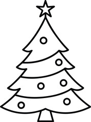 abstract christmas tree vector illustration lol