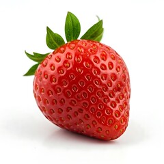 strawberry on white background