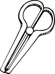 vector illustration of an electric cable