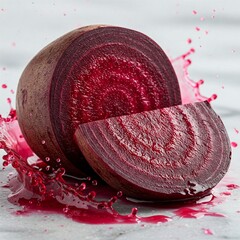 red onion on white background