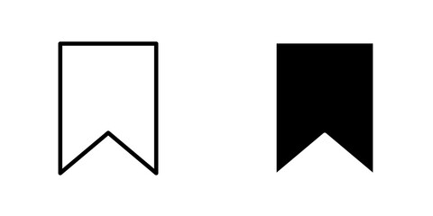 Save post icon vector solid logo illustration. Flat and line style for graphic design, Website