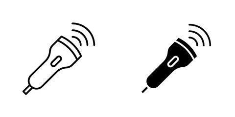 Ultrasound icon vector solid logo illustration. Flat and line style for graphic design, Website