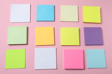 colorful sticky notes on a white background