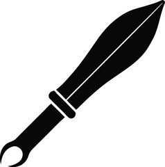 black and white feather