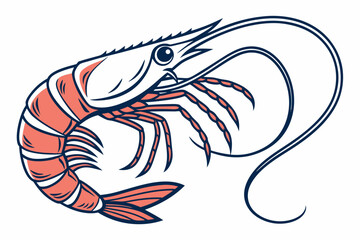 vector illustration of a fish