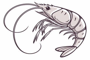 vector illustration of a cartoon fish