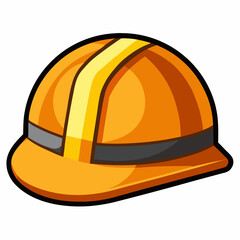 Vector Illustration Of A Safety Helmet For Construction Work Isolated